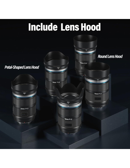 Juego de Lentes Autofocus SIRUI Sniper F1.2 para APS-C
