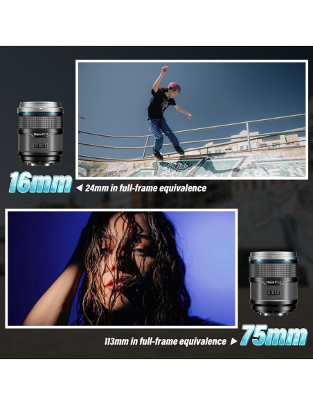 Juego de Lentes Autofocus SIRUI Sniper F1.2 para APS-C
