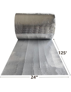 Rollo Aislante Térmico UBMOVE 61cm x 38.1m Burbuja Plata 2