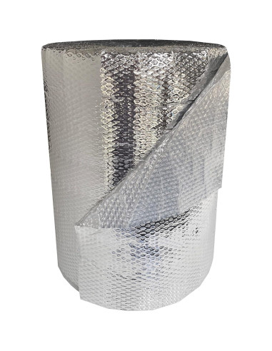 Rollo Aislante Térmico UBMOVE 61cm x 38.1m Burbuja Plata