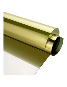 Película Reflectante de Ventana Kinsolar 61 cm x 3 m Oro Plata