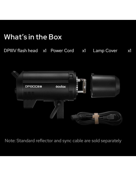 Flash Estudio Godox DP400IIIV 400Ws GN87 0.1-1s 2.4G