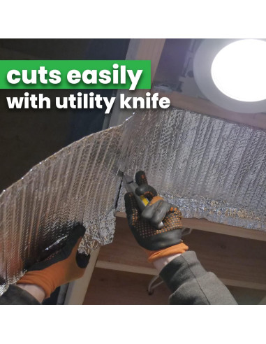 Aislamiento EcoFoil 24" x 125' - Burbuja Doble Reflectante