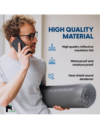 Aislamiento Reflectante Doble EconoHome 1.22m x 38.1m