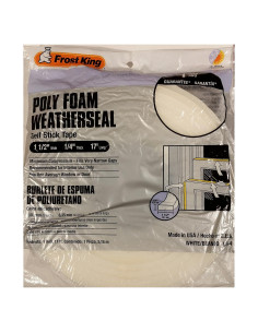 Cinta de Aislamiento de Espuma Polietileno Frost King 5.18m x 0.64cm