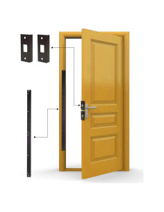 Armadura de Puerta Mini Armor Concepts - Kit de Seguridad 3 Piezas