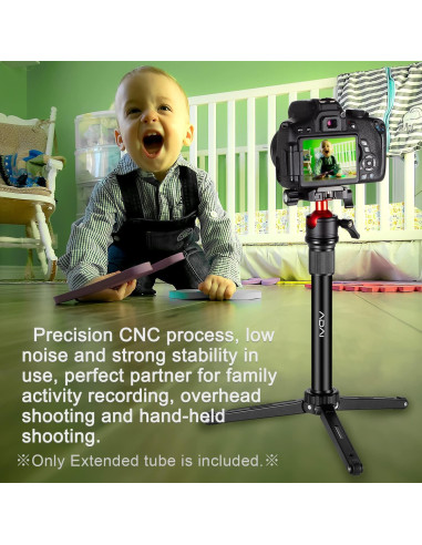 Barra de Extensión de Aluminio ADAI Gimbal 31 cm para Estabilizadores