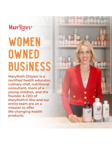 Multivitamínico Líquido MaryRuth 450ml | Biotina 10000mcg | Crecimiento Cabello