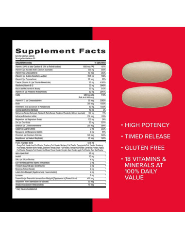 GNC Mega Men Multivitaminas 180 Tabletas - Soporte Energía e Inmunidad