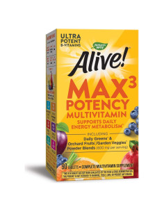 Tabletas Multivitamínicas Diarias Nature's Way Alive! 90 Unidades