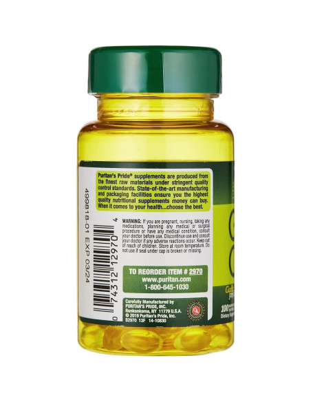 Aceite de Ajo Puritan's Pride 1000 mg 100 Gelatinas Blandas