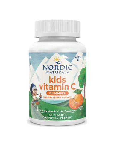 Gomitas de Vitamina C Veganas Nordic Naturals - Mandarina Ácida - 60 Unidades - 250 mg por Porción