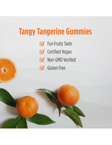 Gomitas de Vitamina C Veganas Nordic Naturals - Mandarina Ácida - 60 Unidades - 250 mg por Porción