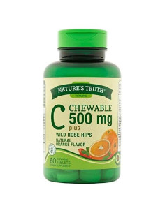 Vitamina C Masticable 500 mg Verdad de la Naturaleza - 180 Unidades