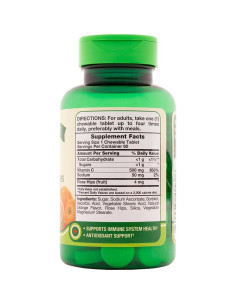 Vitamina C Masticable 500 mg Verdad de la Naturaleza - 180 Unidades 2