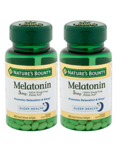Melatonina Nature's Bounty 5mg 180 Gelatinas Blandas