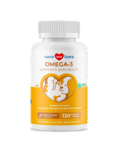 Aceite de Pescado Omega 3 para Perros VITA PET - 120 Tabletas