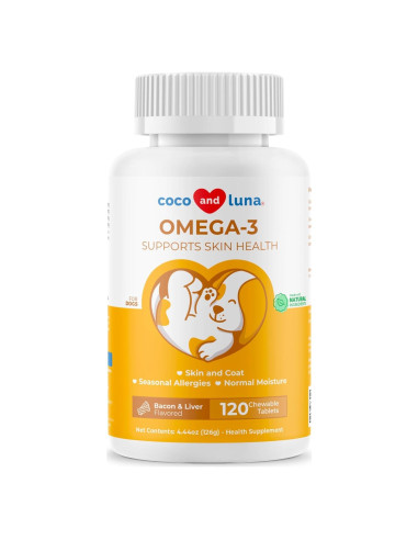 Aceite de Pescado Omega 3 para Perros VITA PET - 120 Tabletas