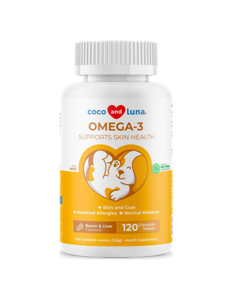 Aceite de Pescado Omega 3 para Perros VITA PET - 120 Tabletas