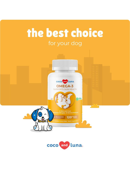 Aceite de Pescado Omega 3 para Perros VITA PET - 120 Tabletas