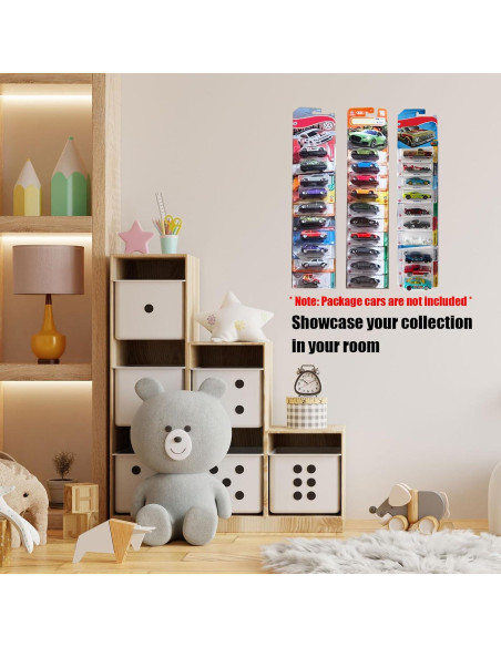 Estuche de Exhibición para 100 Coches AAiphuwew - Plástico Transparente