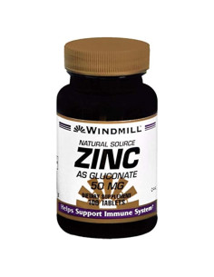 Gluconato de Zinc 50 mg Windmill 100 cápsulas