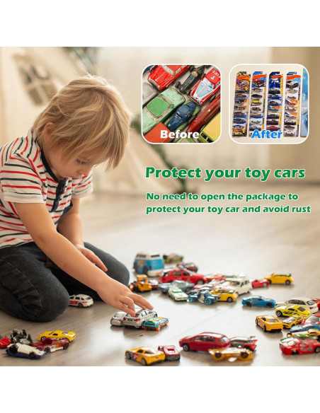 Estuche de Exhibición para 100 Coches AAiphuwew - Plástico Transparente