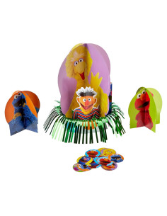 Kit de Decoración de Mesa Plaza Sésamo Amscan 20 Piezas