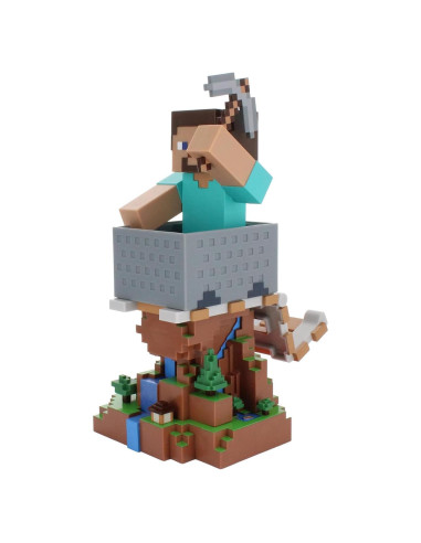 Soporte para Controlador y Teléfono Minecraft Steve Cableguys