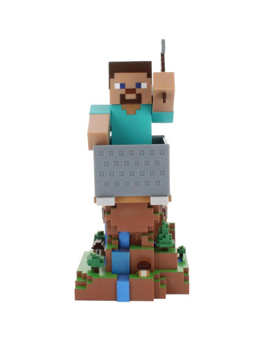 Soporte para Controlador y Teléfono Minecraft Steve Cableguys