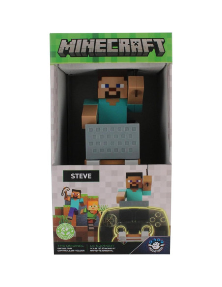 Soporte para Controlador y Teléfono Minecraft Steve Cableguys