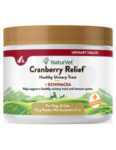 NaturVet Alivio de Arándano Plus 50g - Suplemento Urinario