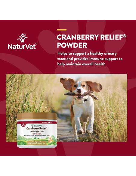 NaturVet Alivio de Arándano Plus 50g - Suplemento Urinario