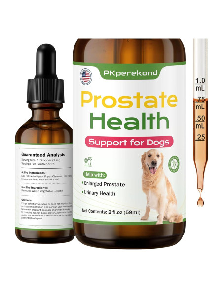 Suplemento Herbal Natural para Salud Prostática Canina 59 ml
