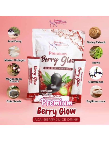 Jugo Premium Cris Cosmetics Acai Berry 10 Sachets 198g