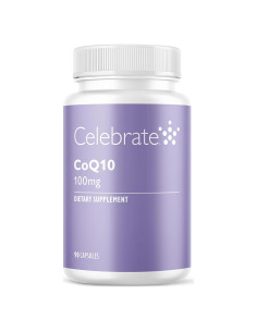 Celebrar Vitaminas CoQ10 100mg - Suplemento Antioxidante 90 Cápsulas