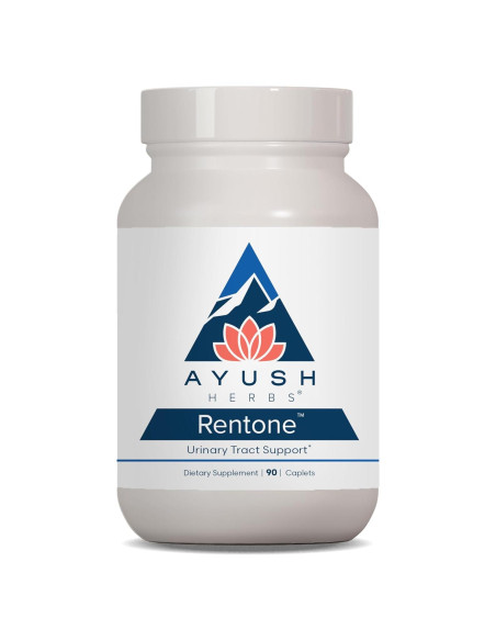 Suplemento Renal Ayush Herbs Rentone - 90 Cápsulas Vegetarianas
