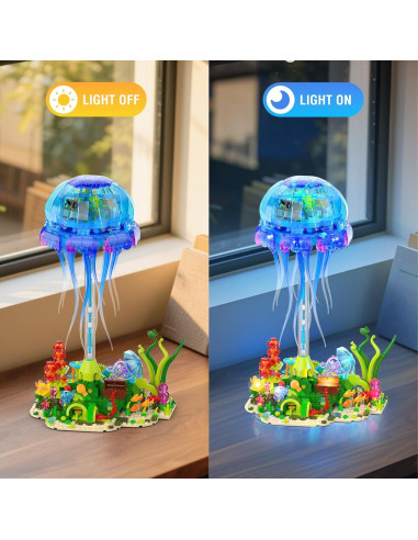 Juego de Construcción de Medusas Brihappen 1130 Piezas