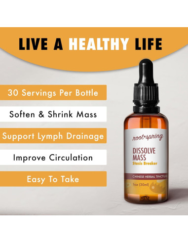 Dissolve Mass - Tintura Herbal Concentrada 30 ml x 4 - root + spring