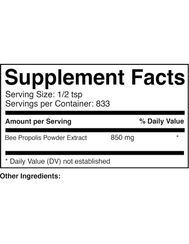 Extracto de Propóleos en Polvo 4:1 Vida Prescrita 1 kg