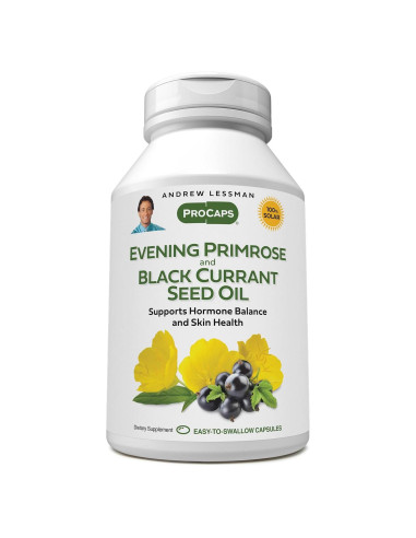 ANDREW LESSMAN Aceite de Onagra y Grosella Negra 60 Cápsulas