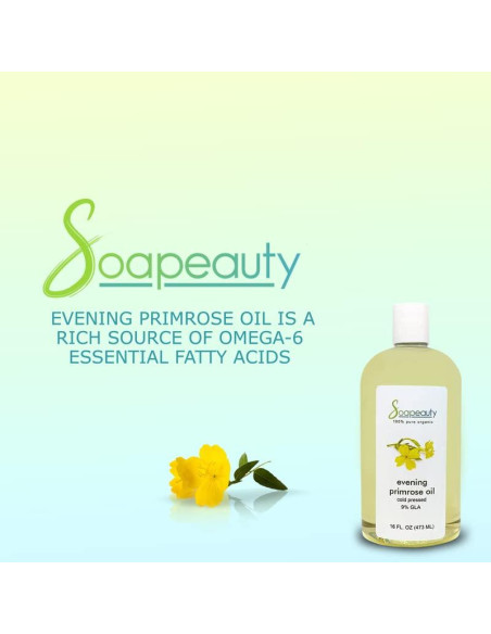 Aceite de Onagra Soapeauty 113.4 g Prensado en Frío Natural