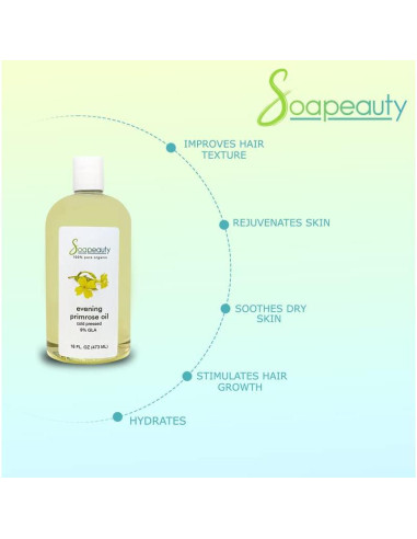 Aceite de Onagra Soapeauty 113.4 g Prensado en Frío Natural