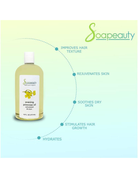 Aceite de Onagra Soapeauty 113.4 g Prensado en Frío Natural