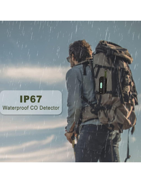 Detector de Monóxido de Carbono GZAIR SA103 IP67 Portátil