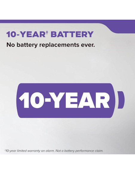 Detector de Humo y Monóxido Kidde 30CUD10-V, Batería 10 Años, Paquete de 2