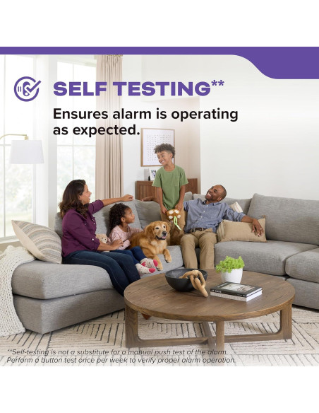 Detector de Humo y Monóxido Kidde 30CUD10-V, Batería 10 Años, Paquete de 2