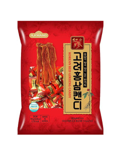Dulce de Ginseng Rojo Coreano Ilkwang 300g Envuelto Individualmente