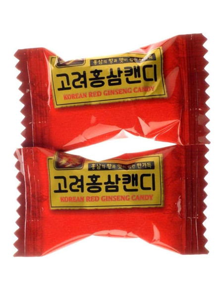 Dulce de Ginseng Rojo Coreano Ilkwang 300g Envuelto Individualmente