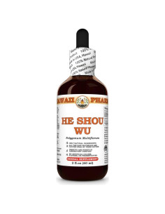 Tintura de He Shou Wu 59 ml - Hawaii Pharm, 100% Natural